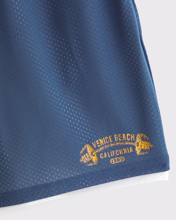 YPB Double-Layered Mesh Short