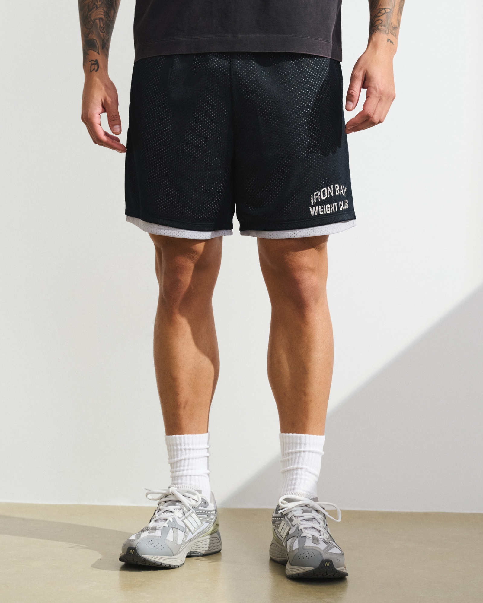 YPB Double-Layered Mesh Short
