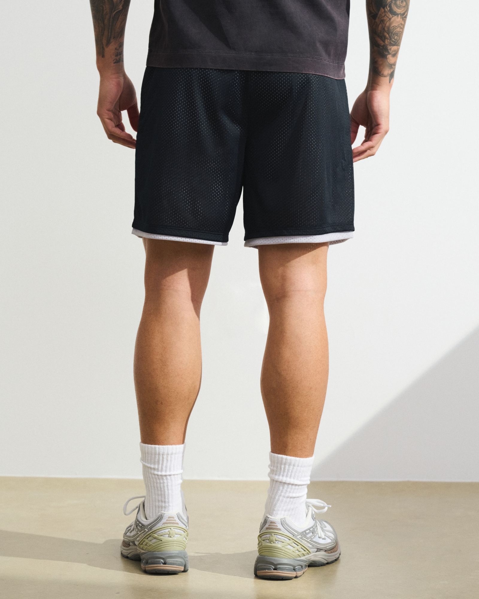 YPB Double-Layered Mesh Short