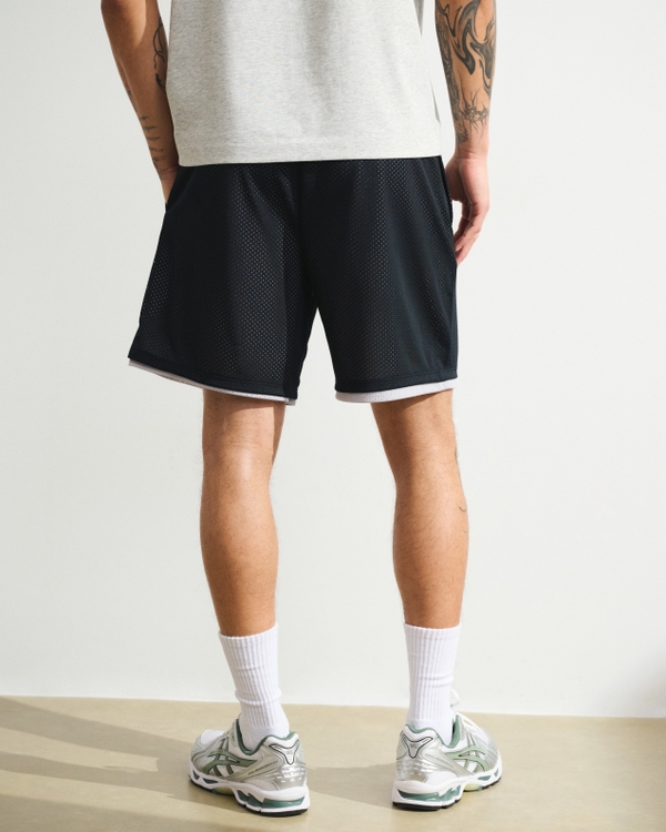 YPB Double-Layered Mesh Short