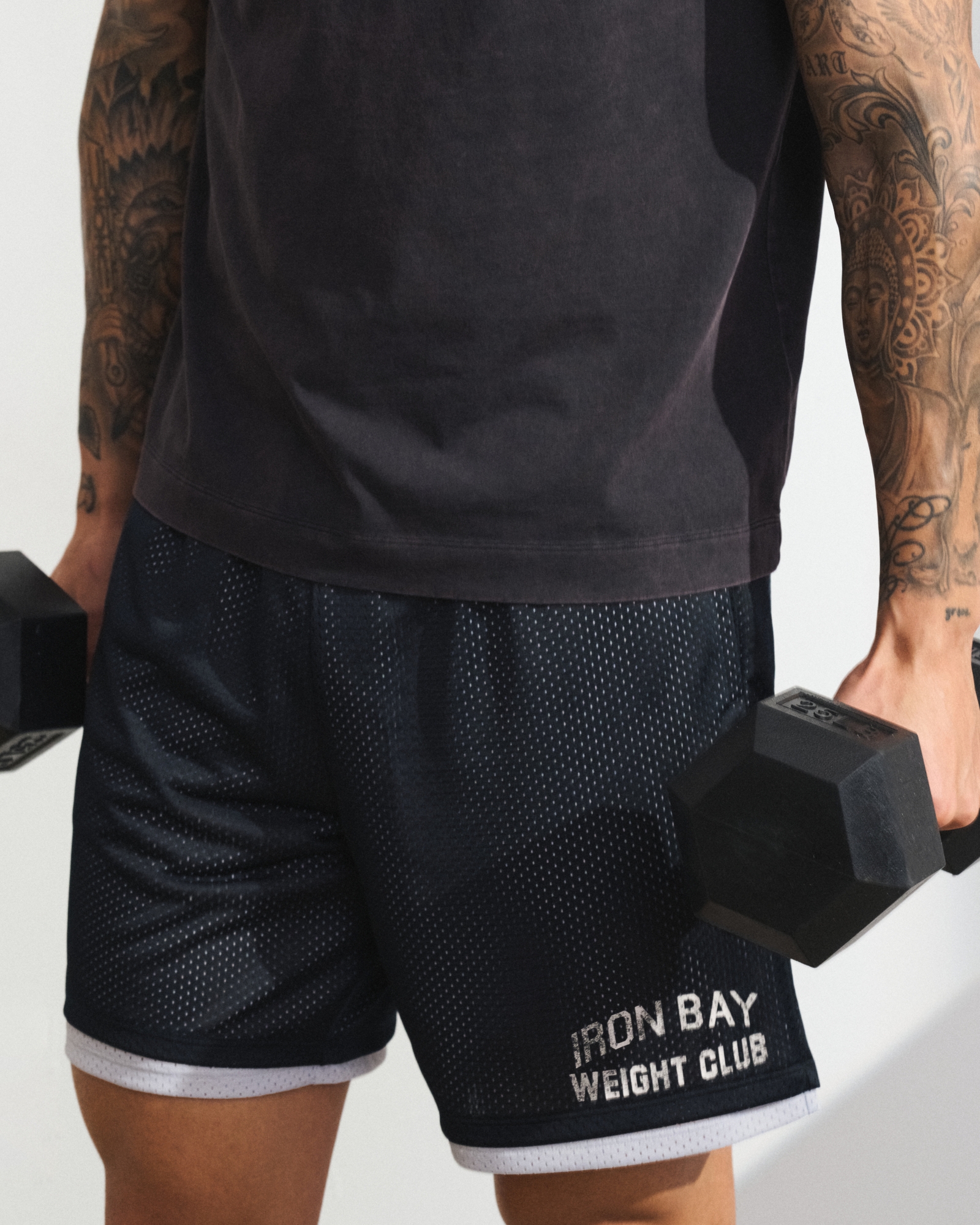 YPB Double-Layered Mesh Short