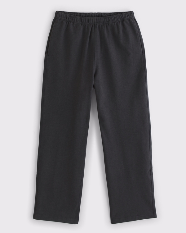 YPB Micro-Terry Baggy Pant, Washed Black view 1
