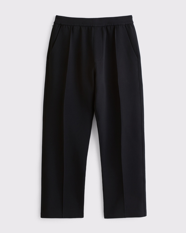 YPB neoKNIT MAX Pintuck Relaxed Straight Bottom, Black view 1