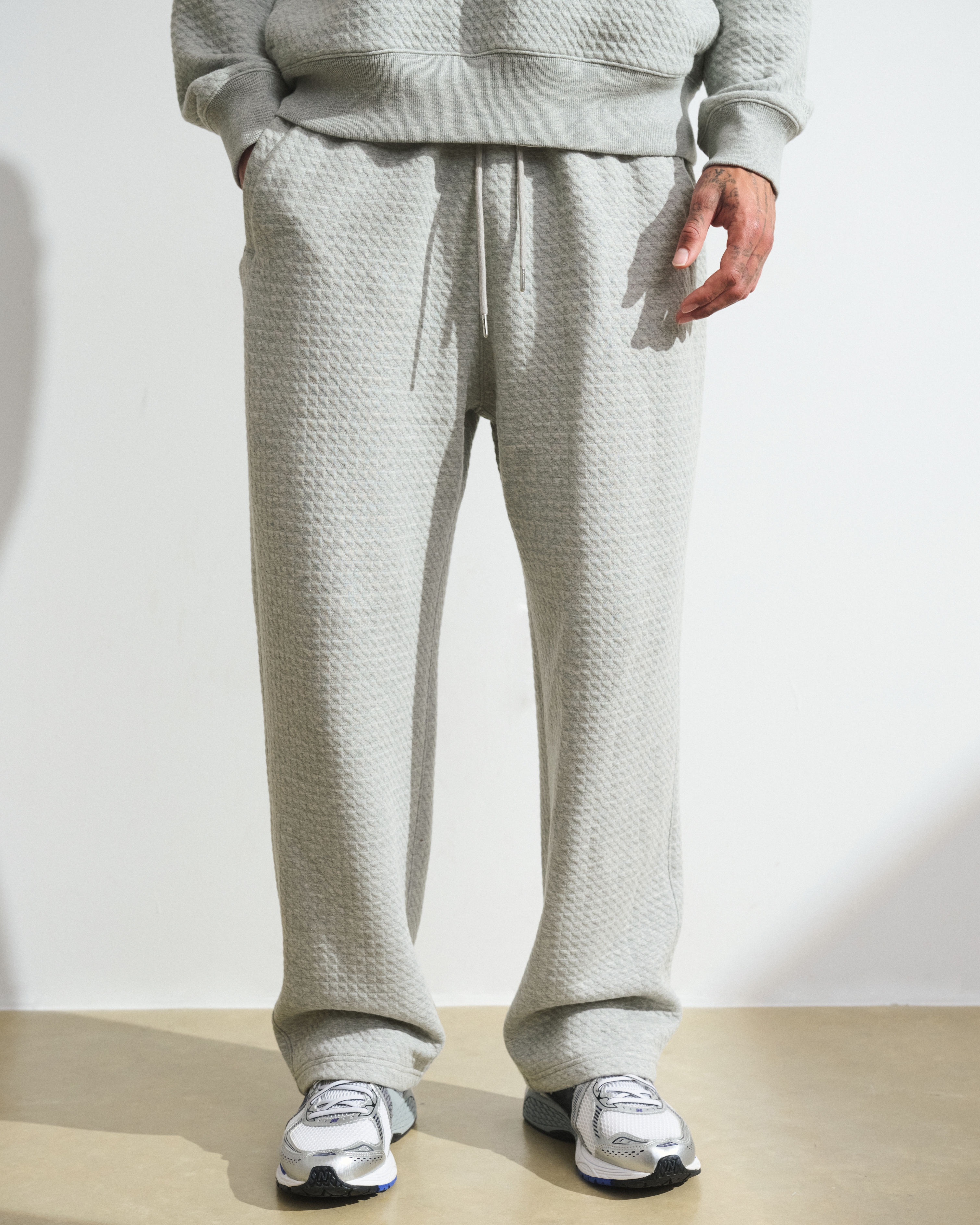 Мужские брюки Abercrombie & Fitch YPB Waffle Texture Baggy Pant — фото 3