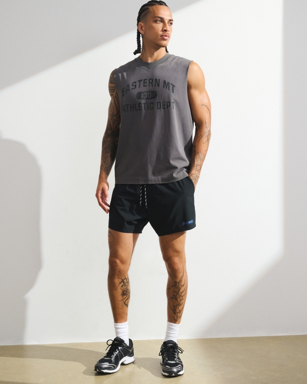 YPB motionTEK Lined Training Short, Black view 1