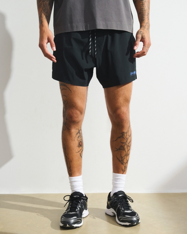 YPB motionTEK Lined Training Short, Black view 2