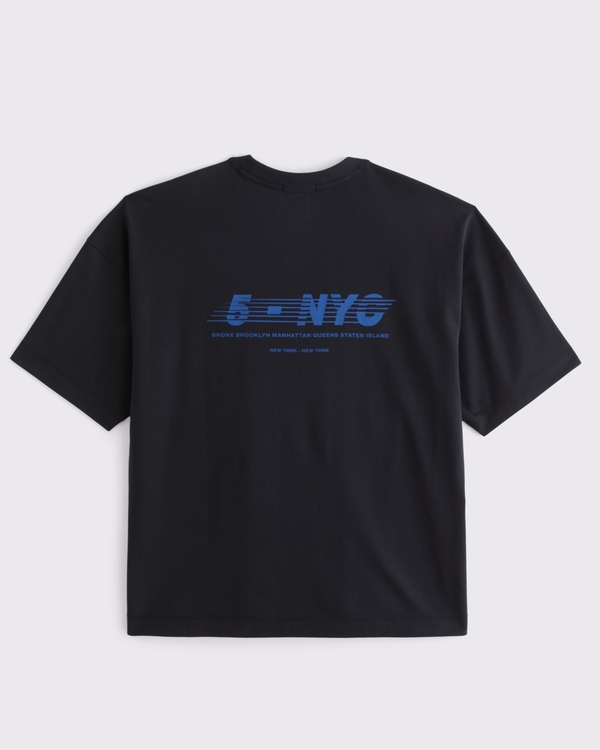 YPB Performance Cotton-Blend Gym Tee, Black view 1