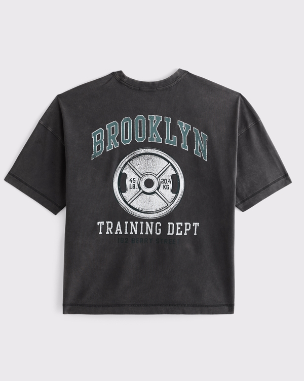 YPB Performance Cotton-Blend Tee, Charcoal view 1