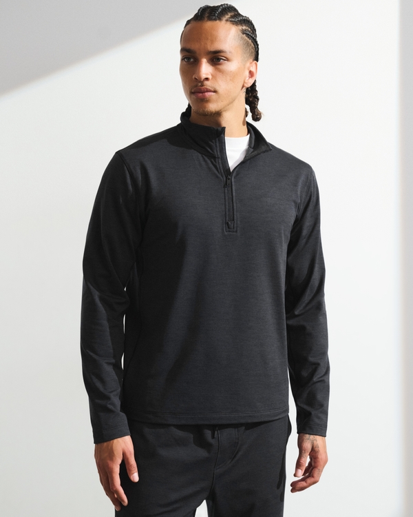 YPB Restore Half-Zip Sweatshirt, Dark Gray view 1