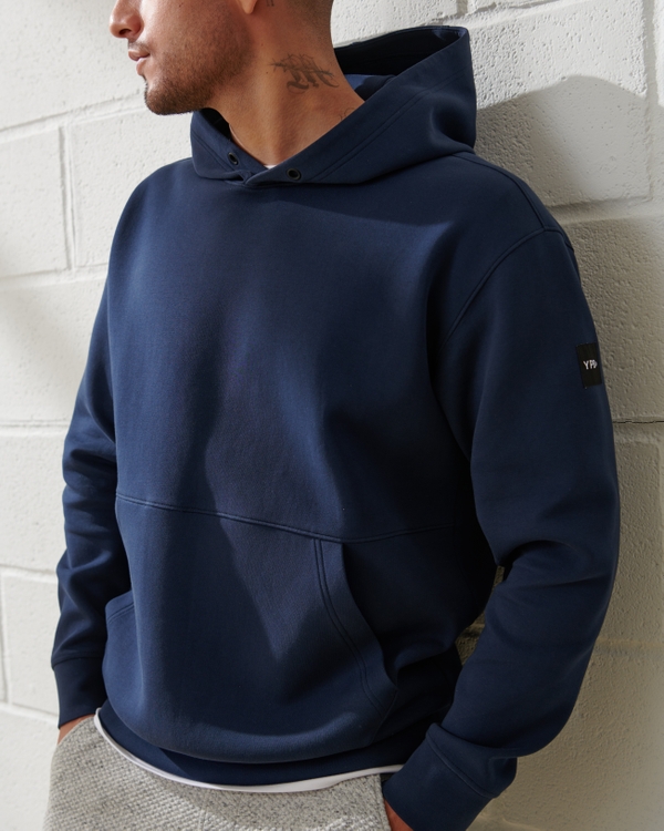 Abercrombie and best sale fitch blue hoodie