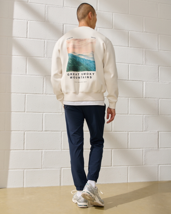 YPB neoKNIT MAX Graphic Crew, Cream view 1