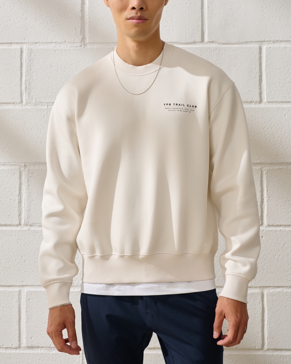 YPB neoKNIT MAX Graphic Crew, Cream view 2