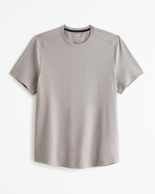 YPB powerSOFT Lifting Tee, Light Gray view 1