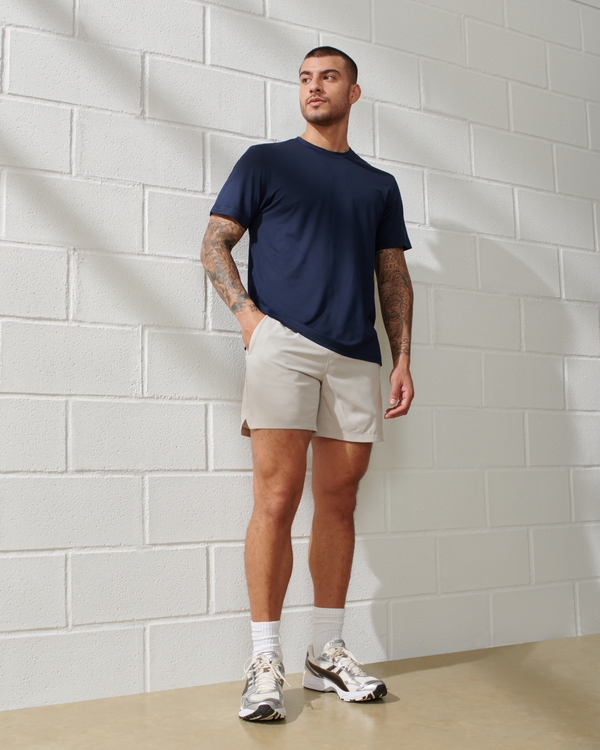 YPB powerSOFT Lifting Tee, Navy Blue