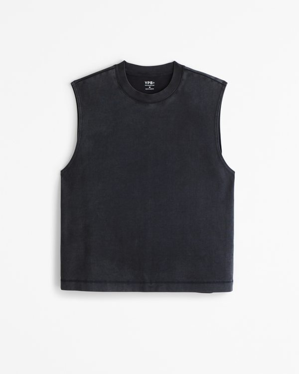 YPB Active Heavyweight Cotton Tank, Black