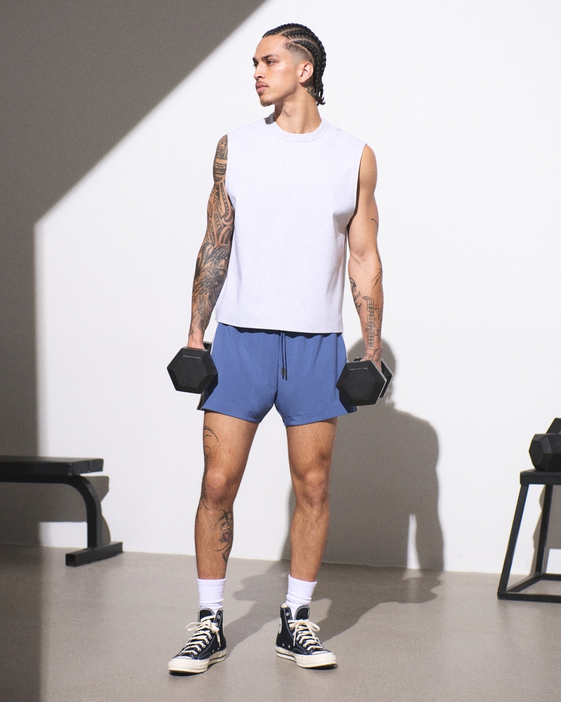 YPB Active Cropped Heavyweight Cotton Tank