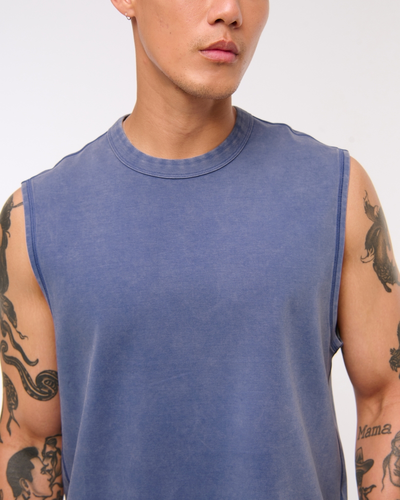 YPB Active Cropped Heavyweight Cotton Tank