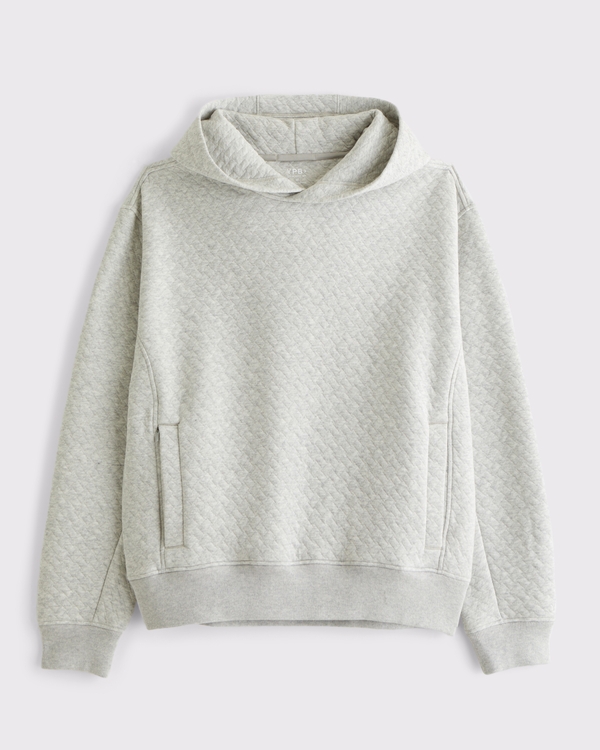 YPB Textured Basketweave Popover, Light Heather Gray view 1