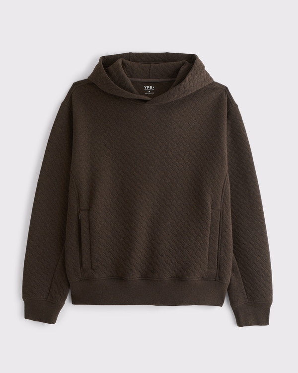 YPB Textured Basketweave Popover, Brown Heather view 1