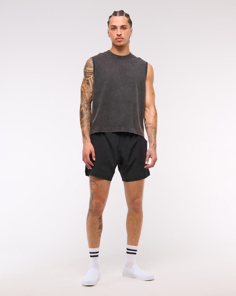 YPB Active Cropped Heavyweight Cotton Tank