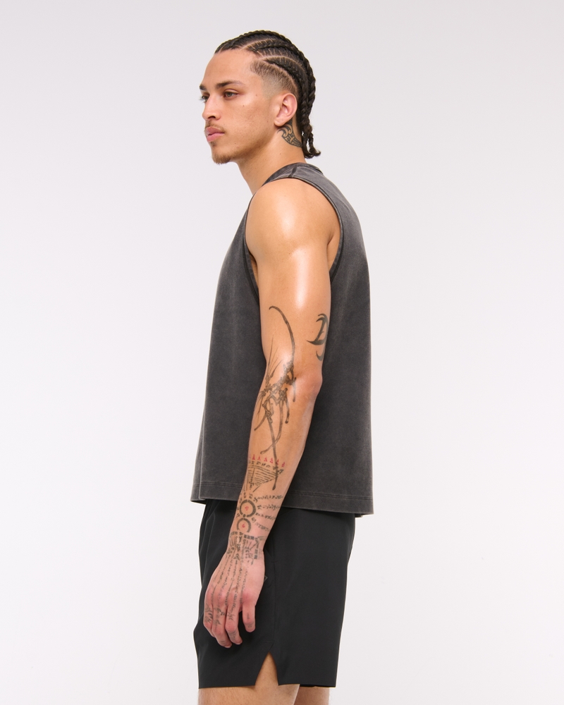 YPB Active Cropped Heavyweight Cotton Tank