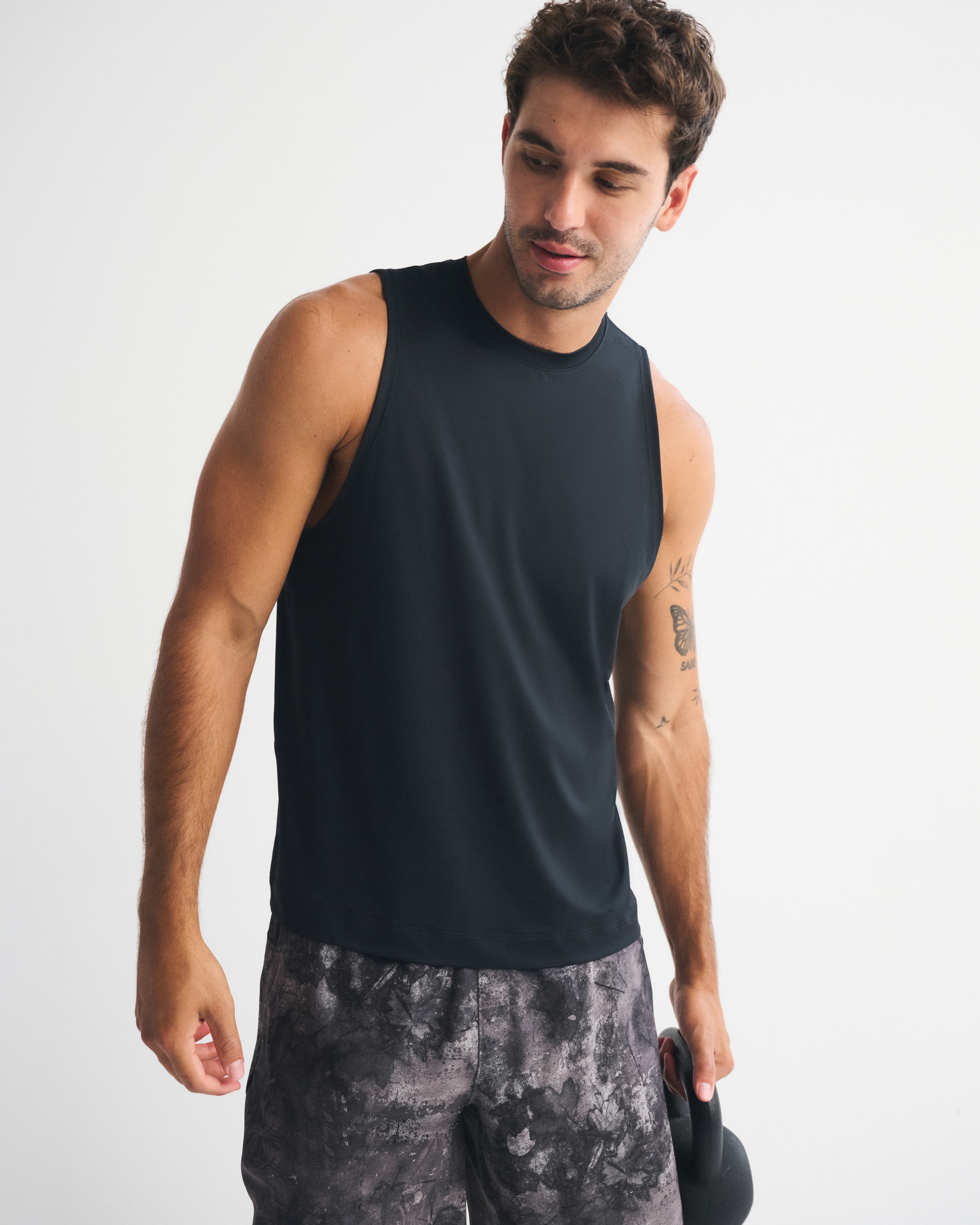Мужские топы Abercrombie & Fitch YPB sweatWIK Delt-Fit Tank — фото 2