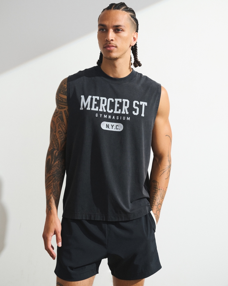 YPB Active Cotton-Blend Muscle Tank - thumbnail 2