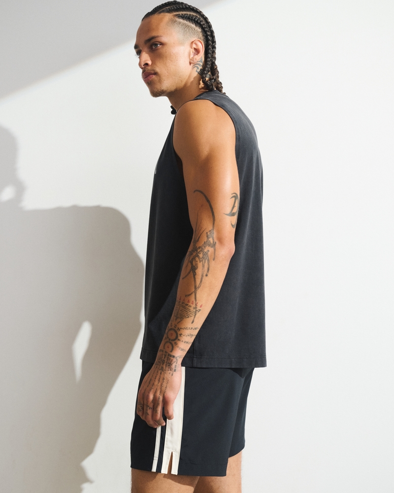 YPB Active Cotton-Blend Muscle Tank - thumbnail 4