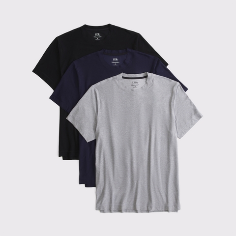 Мужские футболки Abercrombie & Fitch 3-Pack YPB powerSOFT Lifting Tees