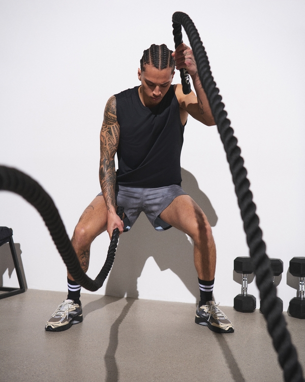 YPB sweatWIK Muscle Tank, Black view 1