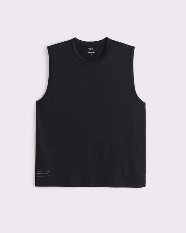 YPB sweatWIK Muscle Tank, Black view 2