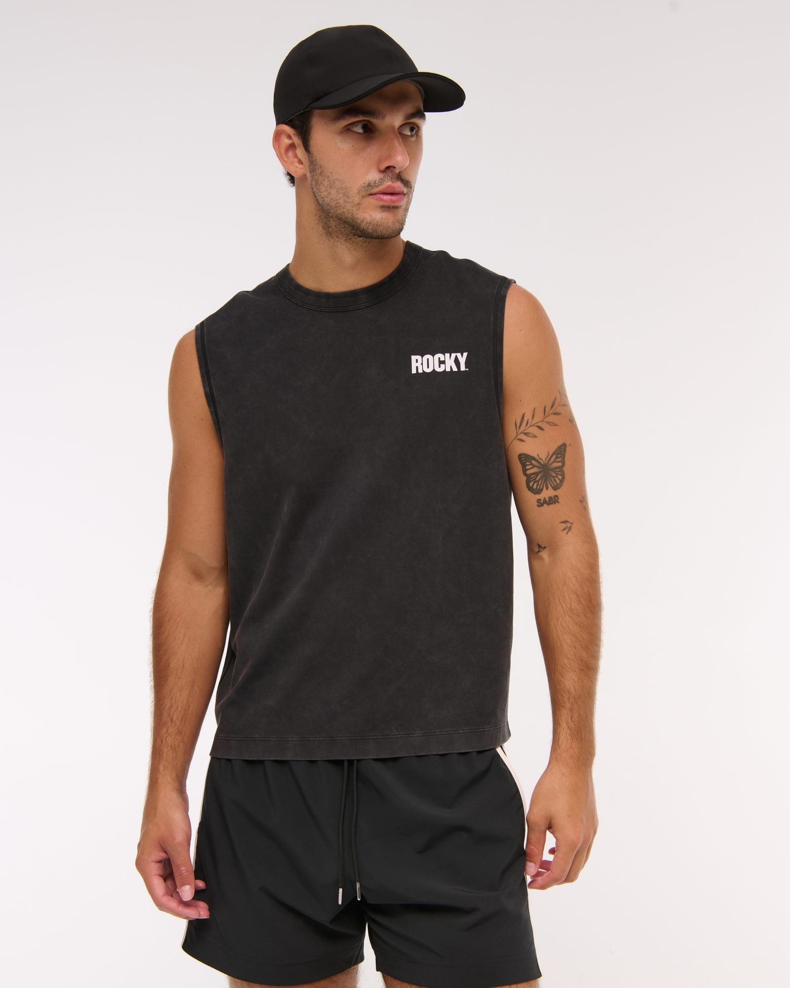 YPB Active Cropped Heavyweight Cotton Tank