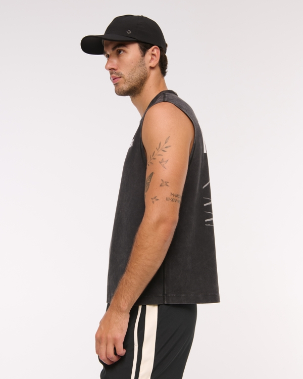YPB Active Cropped Heavyweight Cotton Tank