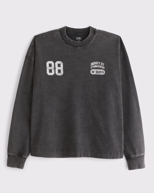 Men's YPB Cotton-Blend Pump Cover Long-Sleeve Tee | Men's Tops