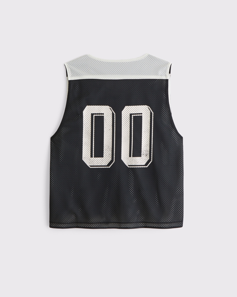 YPB Cropped Mesh Cutoff Tank