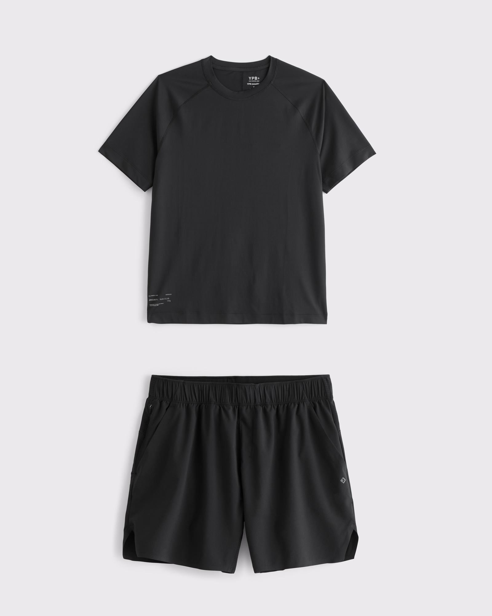 YPB sweatWIK Tee & motionTEK Ready Short Set
