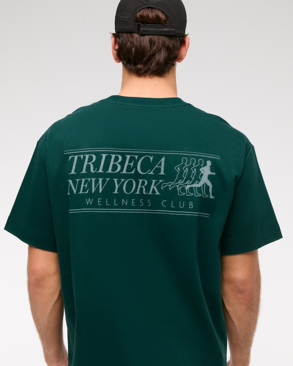 YPB Active Cropped Heavyweight Cotton Graphic Tee