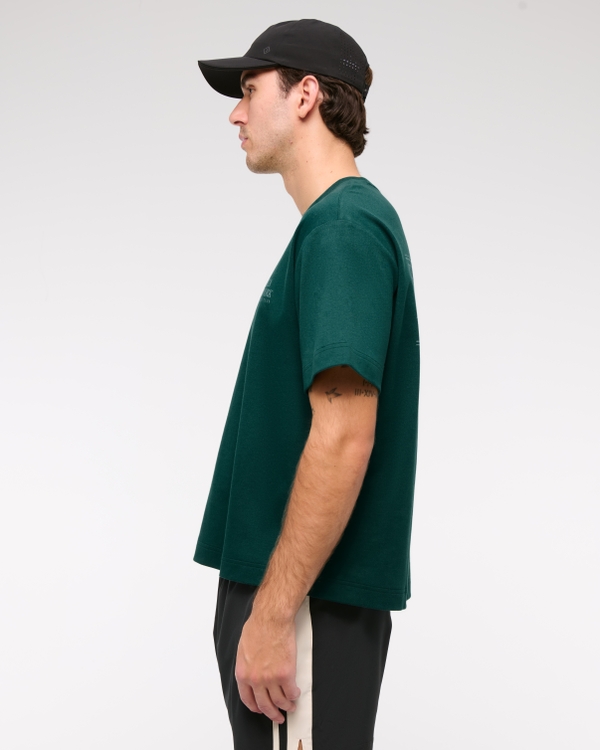 YPB Active Cropped Heavyweight Cotton Graphic Tee