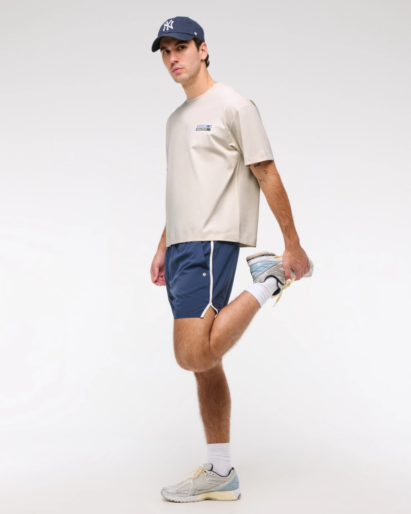 YPB Active Cropped Heavyweight Cotton Graphic Tee
