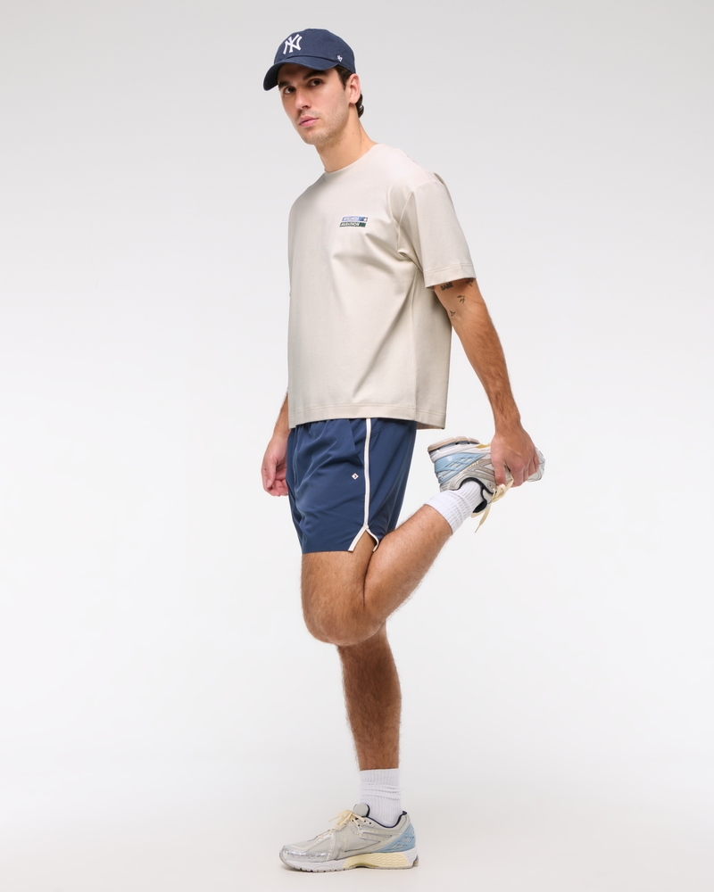 YPB Active Cropped Heavyweight Cotton Graphic Tee