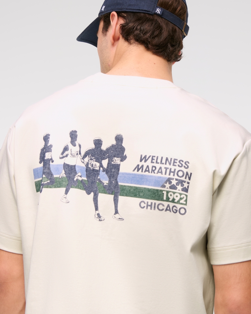 YPB Active Cropped Heavyweight Cotton Graphic Tee