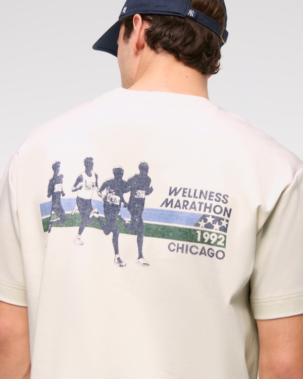 YPB Active Cropped Heavyweight Cotton Graphic Tee