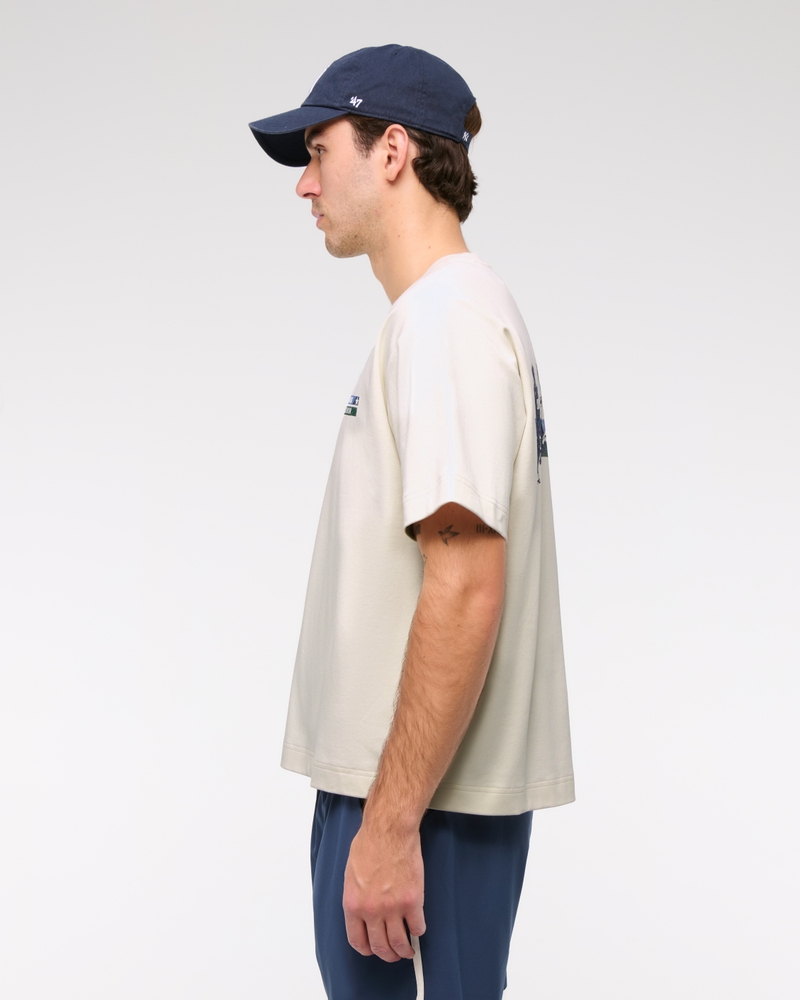 YPB Active Cropped Heavyweight Cotton Graphic Tee
