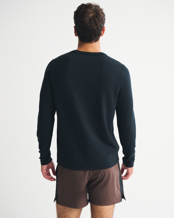 YPB Active Waffle Long-Sleeve Tee