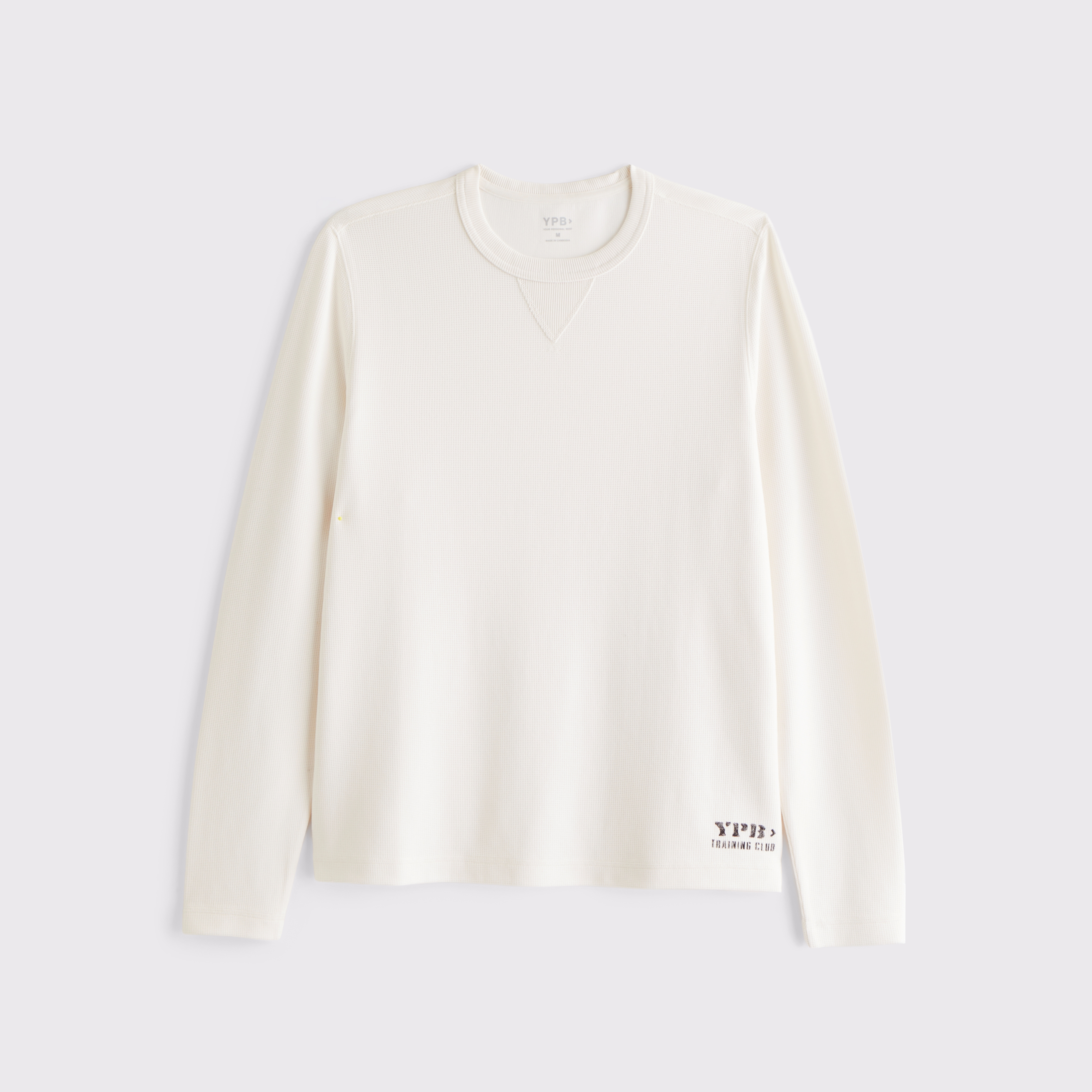 Abercrombie & Fitch Ypb Active Waffle Long-sleeve Tee In Green