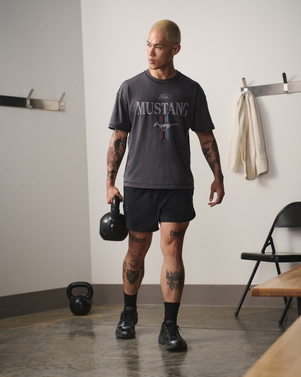 YPB Active Cotton-Blend Tee, Evening Gray view 1