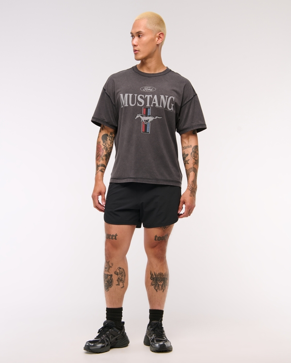 YPB Active Heavyweight Cotton Tee, Evening Gray view 2