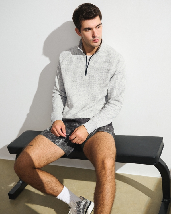 Men's YPB Bubble Knit Half-Zip | Men's Tops | Abercrombie.com