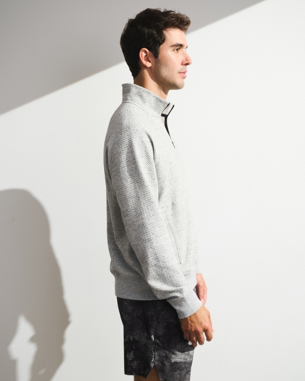 Men's YPB Bubble Knit Half-Zip | Men's Tops | Abercrombie.com