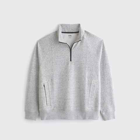 Abercrombie & Fitch YPB Bubble Knit Half-Zip